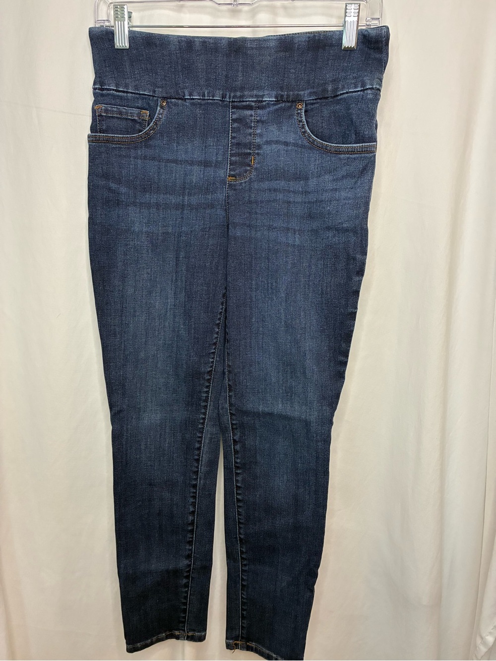 Lee Dark Blue High-Rise Stretch Jeggings